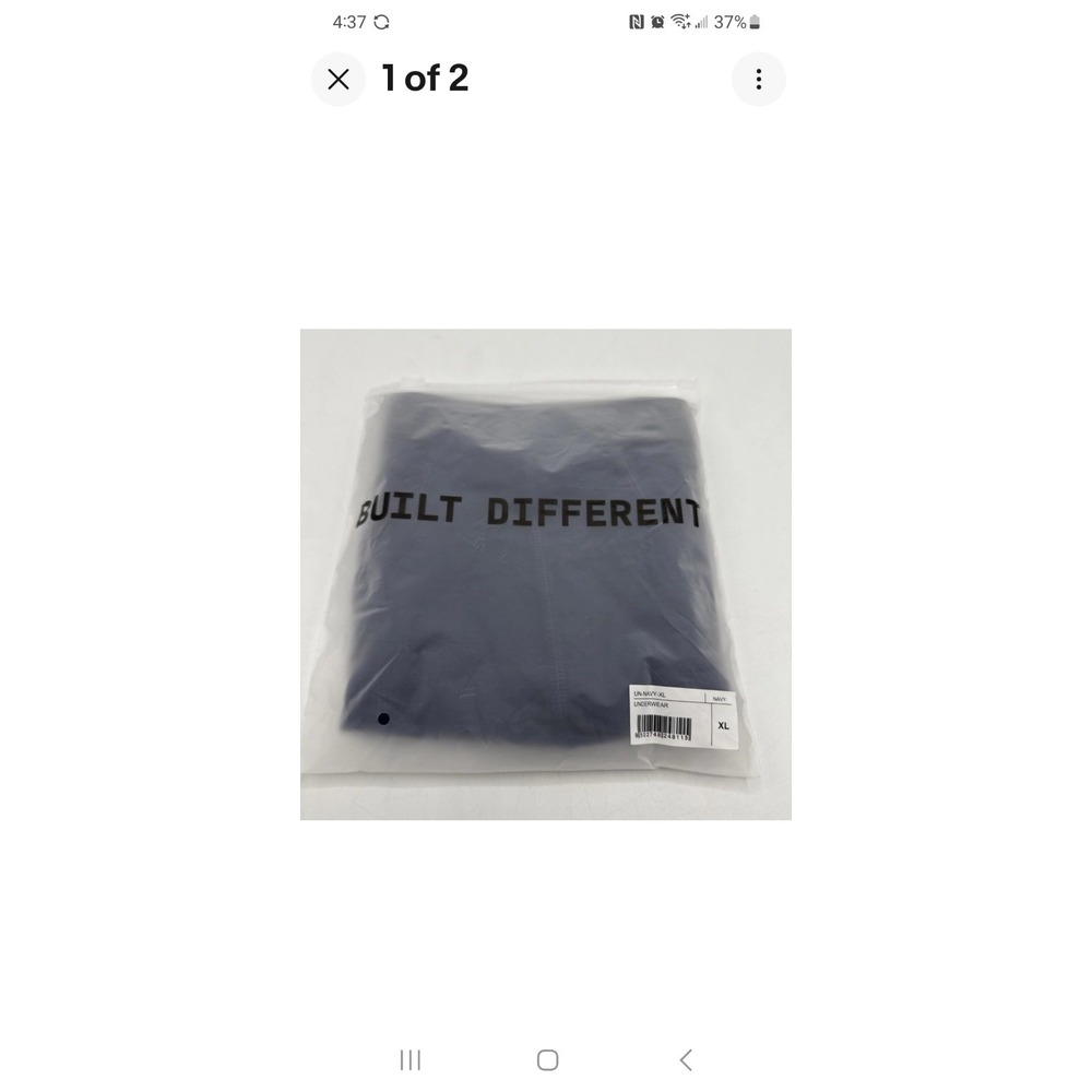 Built Different‎ Underwear Size XL Black